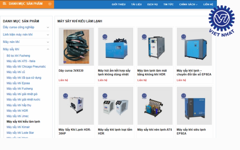 Máy sấy khí kiểu nén lạnh