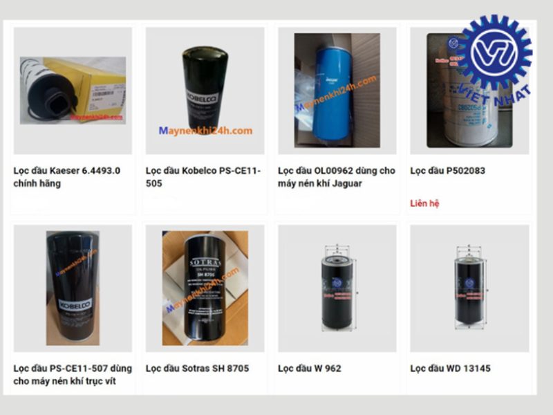 lọc máy nén khí trục vít 
