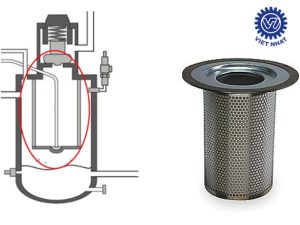 lọc tách dầu máy nén khí trục vít