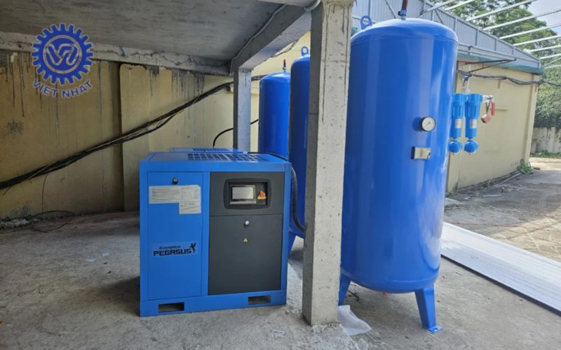 máy nén khí trục vít dùng trong thực phẩm