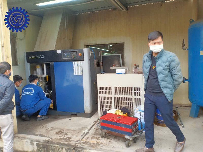 sửa máy nén khí tại nhà xưởng