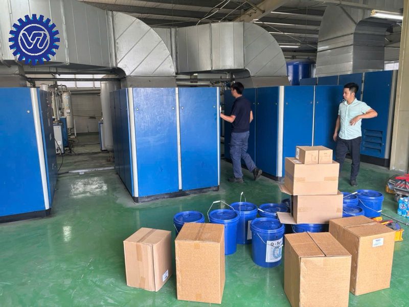 sửa máy nén khí tại nhà xưởng
